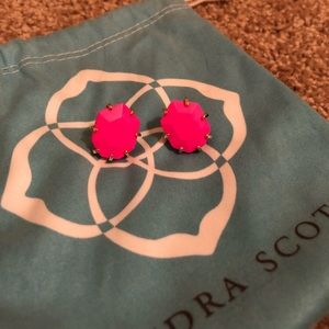 Pink Kendra Morgan Studs